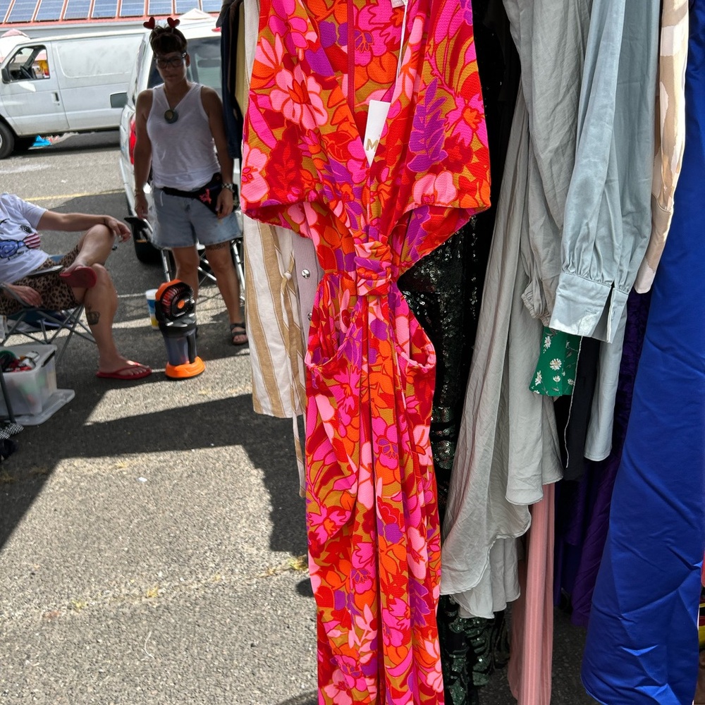 Show me your MUMU 
Vibrant Floral  maxi dress